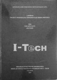 Image of APLIKASI KASIR TOKO BUKU MENGGUNAKAN JAVA