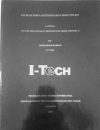 Image of APLIKASI SIMULASI PEMINJAMAN BUKU ONLINE