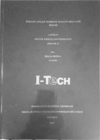 Image of PERANCANGAN WEBSITE  NUSANTARA VAPE HOUSE