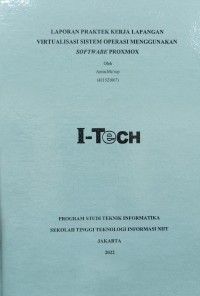 Image of PRAKTEK  KERJA LAPANGAN | LAPORAN PRAKTEK KERJA LAPANGAN VIRTUALISASI SISTEM OPERASI MENGGUNAKAN SOFTWARE PROXMOX