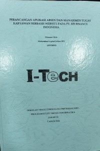 Image of PRAKTEK KERJA LAPANGAN | PERANCANGAN APLIKASI ABSEN DAN MANAJEMEN TUGAS KARYAWAN BERBASIS WEBSITE PADA PT. BFI FINANCE INDONESIA