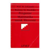 Image of Pengantar Matematika untuk ekonomi
