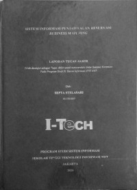 Image of SISTEM INFORMASI PENJADWALAN RESERVASI BUSINESS MATCHING