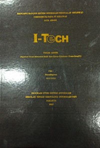 Image of TUGAS AKHIR | RANCANG BANGUN SISTEM INFORMASI PENJUALAN ONLINE (E-COMMERCE) PADA PT KELUNAS JAYA ABADI