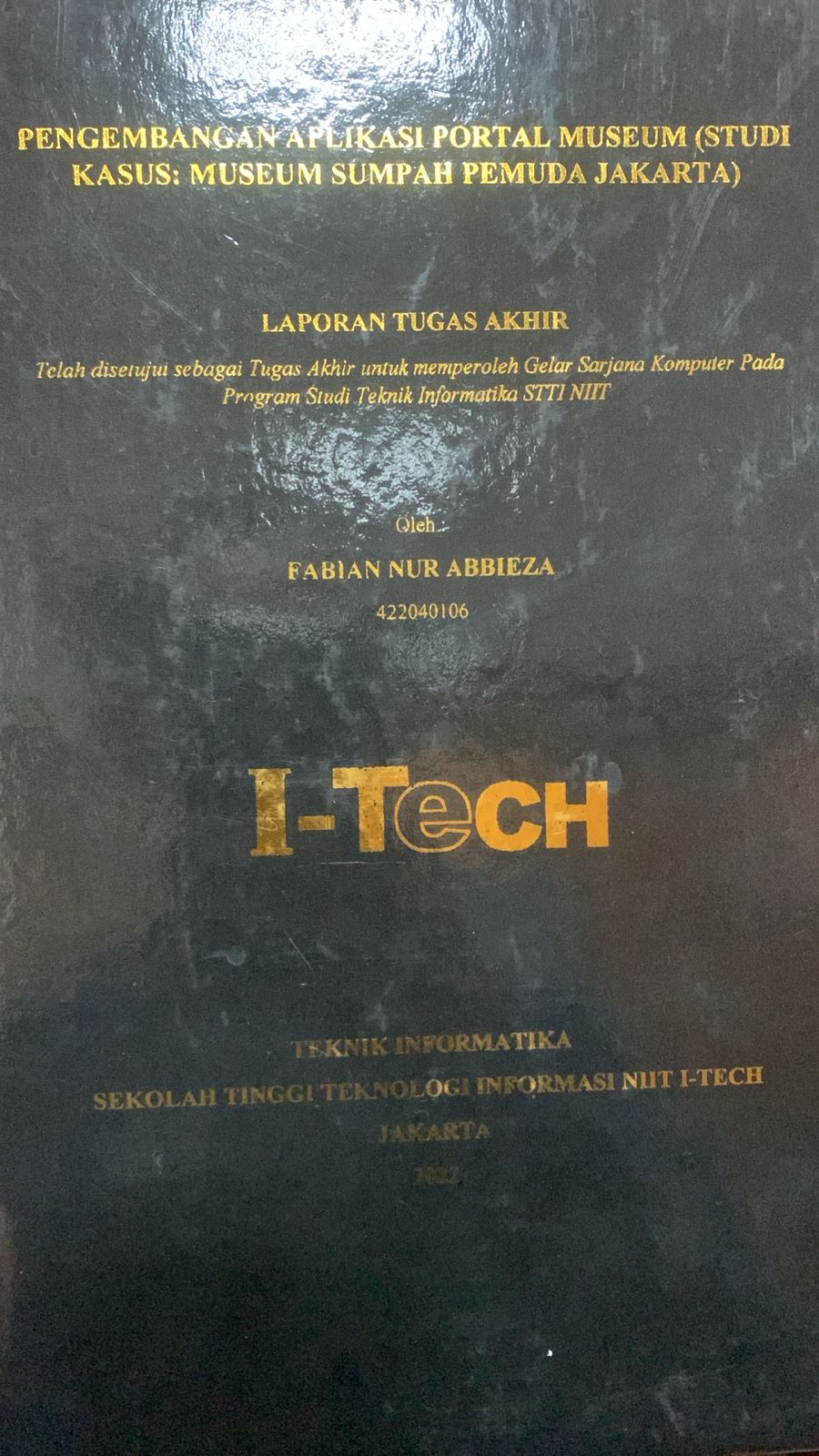 Cover TUGAS AKHIR | PENGEMBANGAN APLIKASI PORTAL MESEUM (STUDI KASUS: MUSEUM SUMPAH PEMUDA JAKARTA)