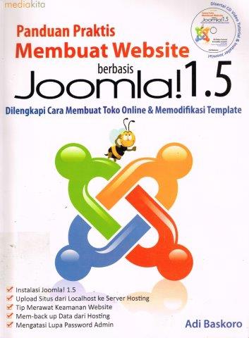 Cover Panduan Praktis membuat website berbasis joomla! 1.5