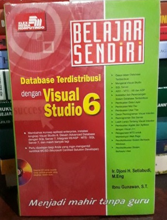 Cover Belajar Sendiri Database Terdistribusi dengan Visual Studio 6