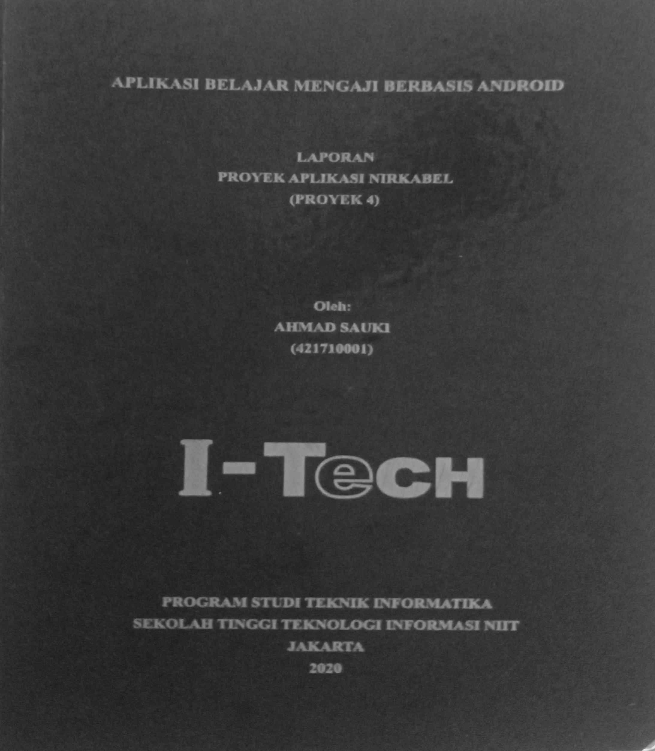 Cover APLIKASI BELAJAR MENGAJI BERBASIS ANDROID