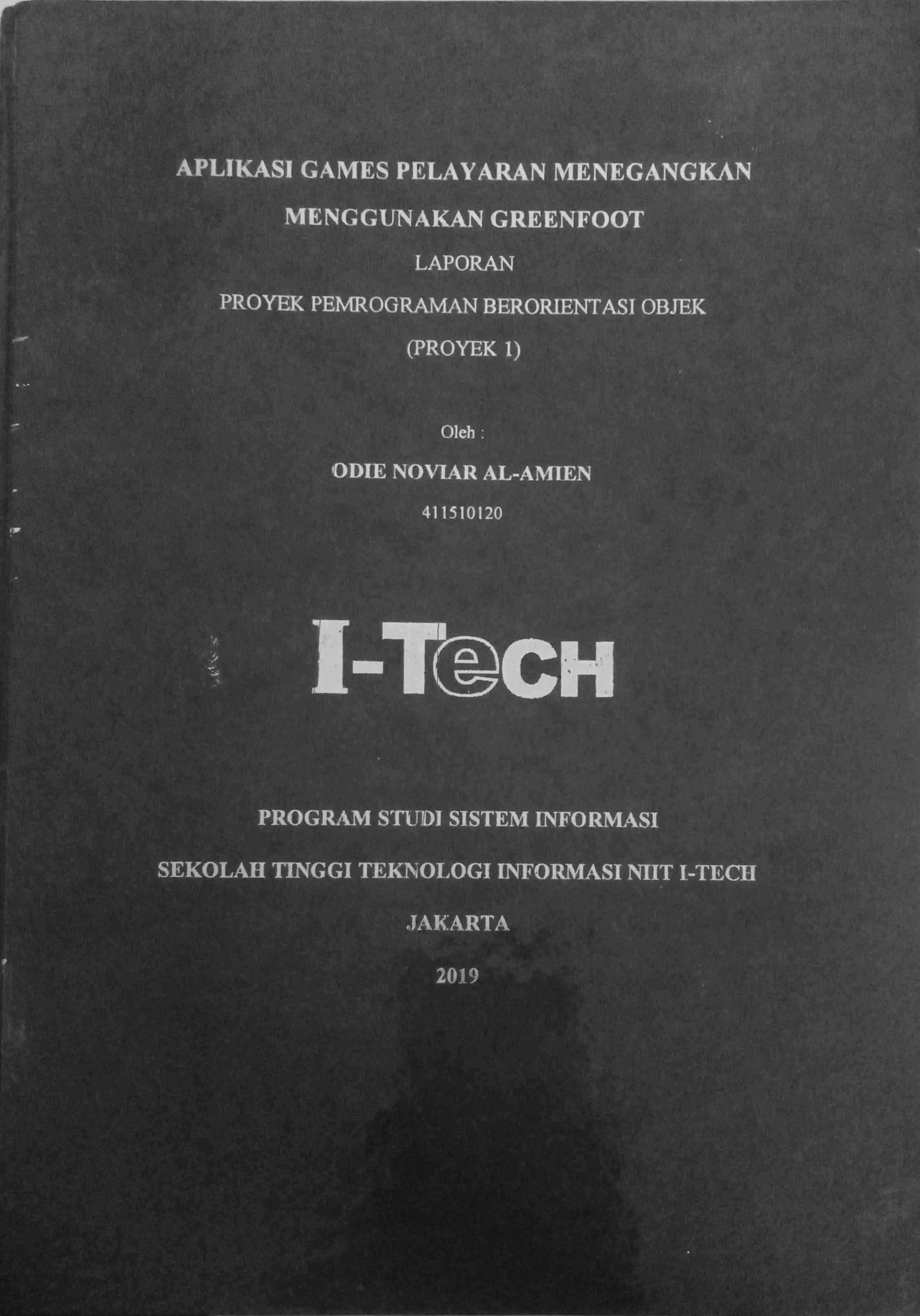 Cover APLIKASI GAMES PELAYANAN MENEGANGKAN MENGGUNAKAN GREENFOOT
