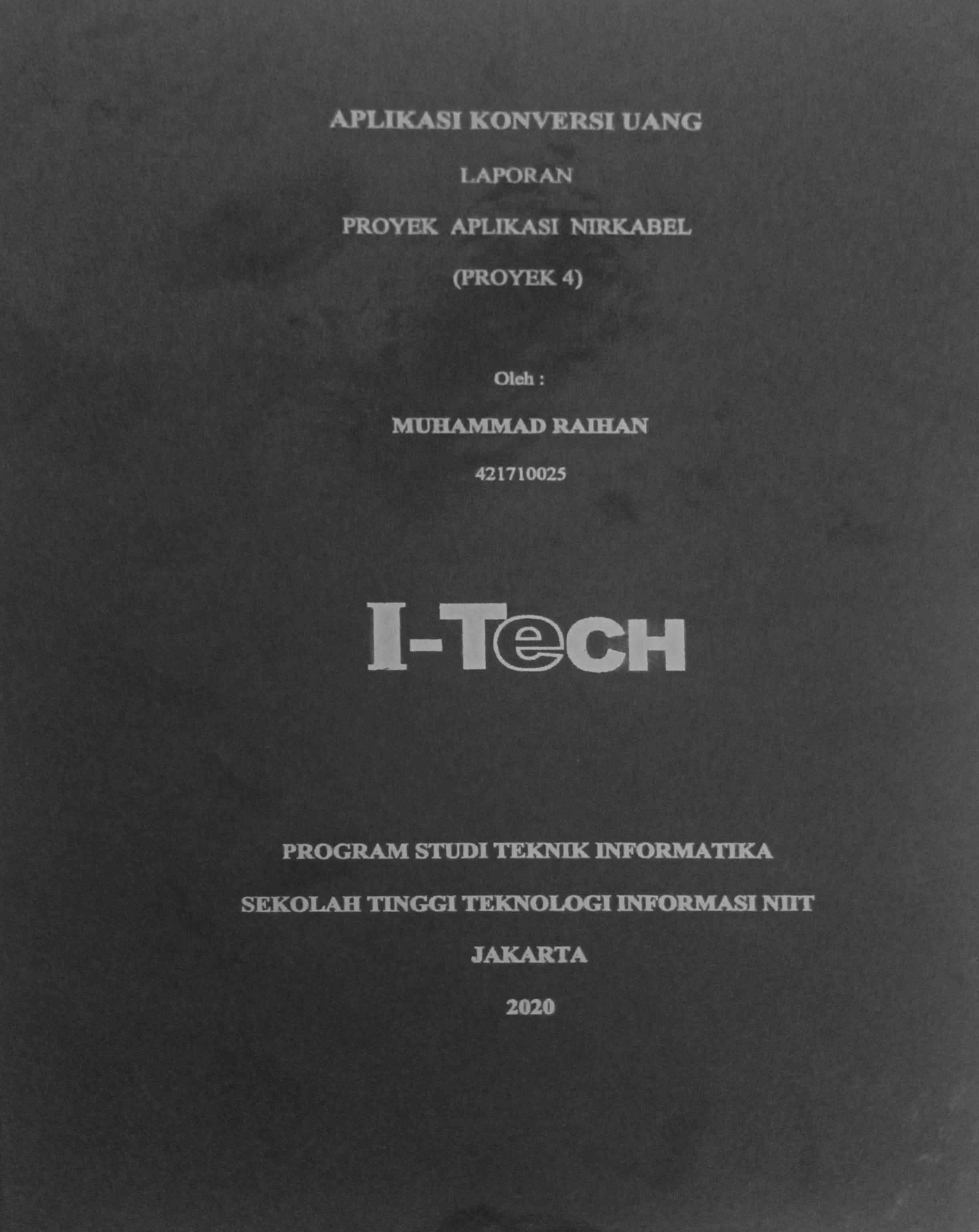 Cover APLIKASI KONVERSI UANG
