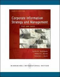 Cover Corporate Information Strategy and Management