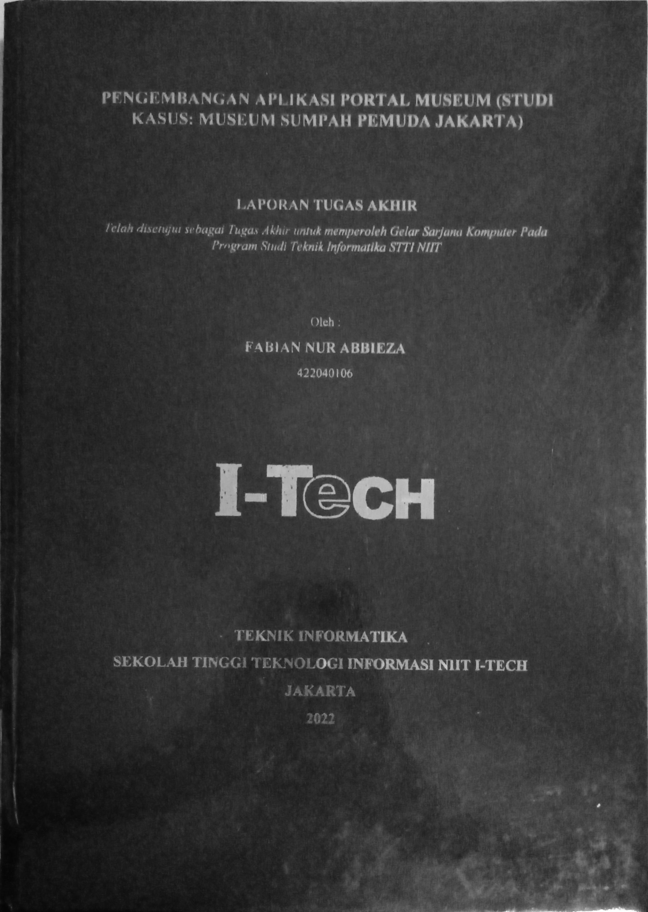 Cover PENGEMBANGAN APLIKASI PORTAL MUSEUM (STUDI KASUS_ MUSEUM SUMPAH PEMUDA JAKARTA)