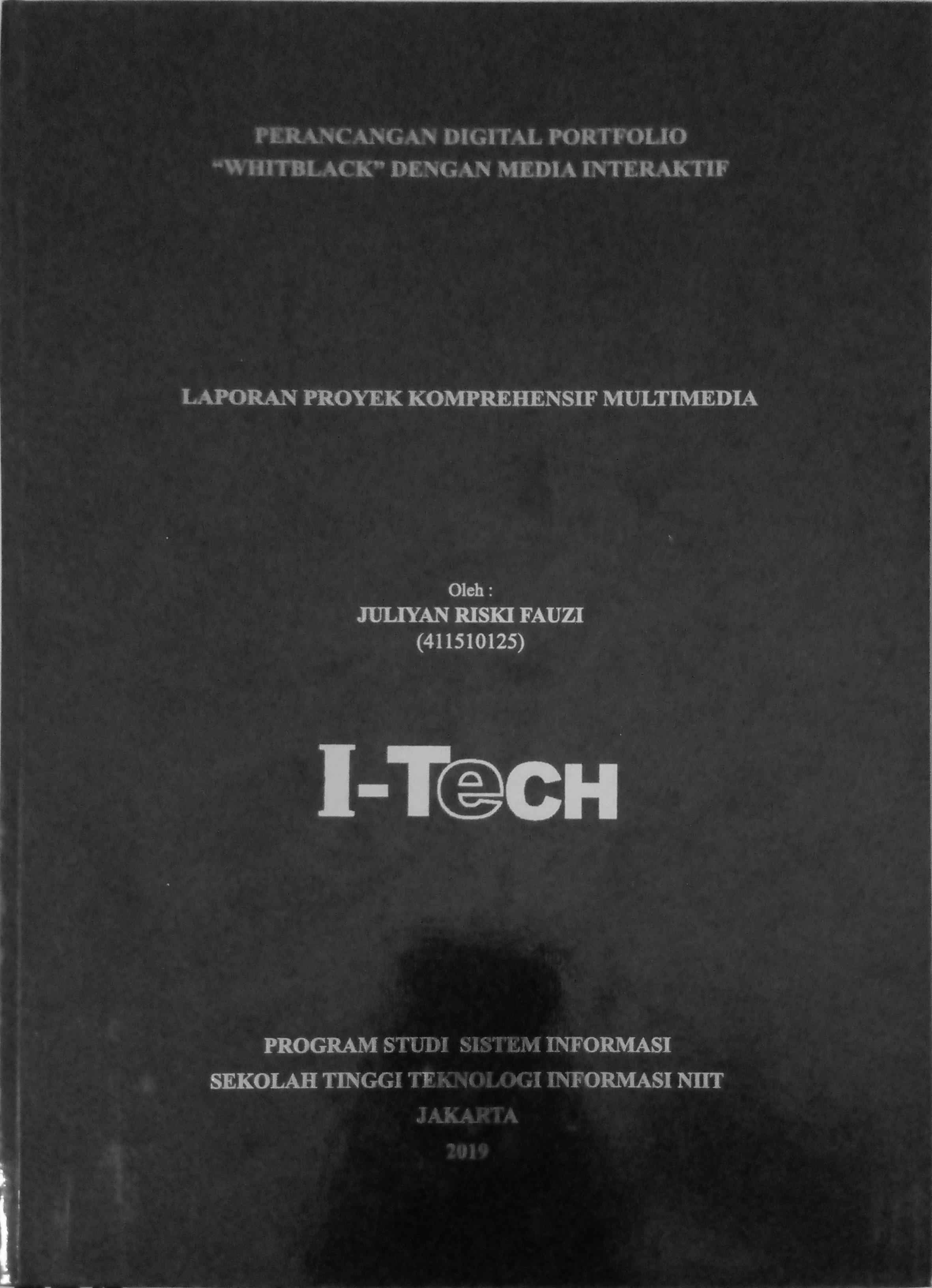 Cover PERANCANGAN DIGITAL  PORTFOLIO _WHITBLACK_ DENGAN MEDIA INTERAKTIF