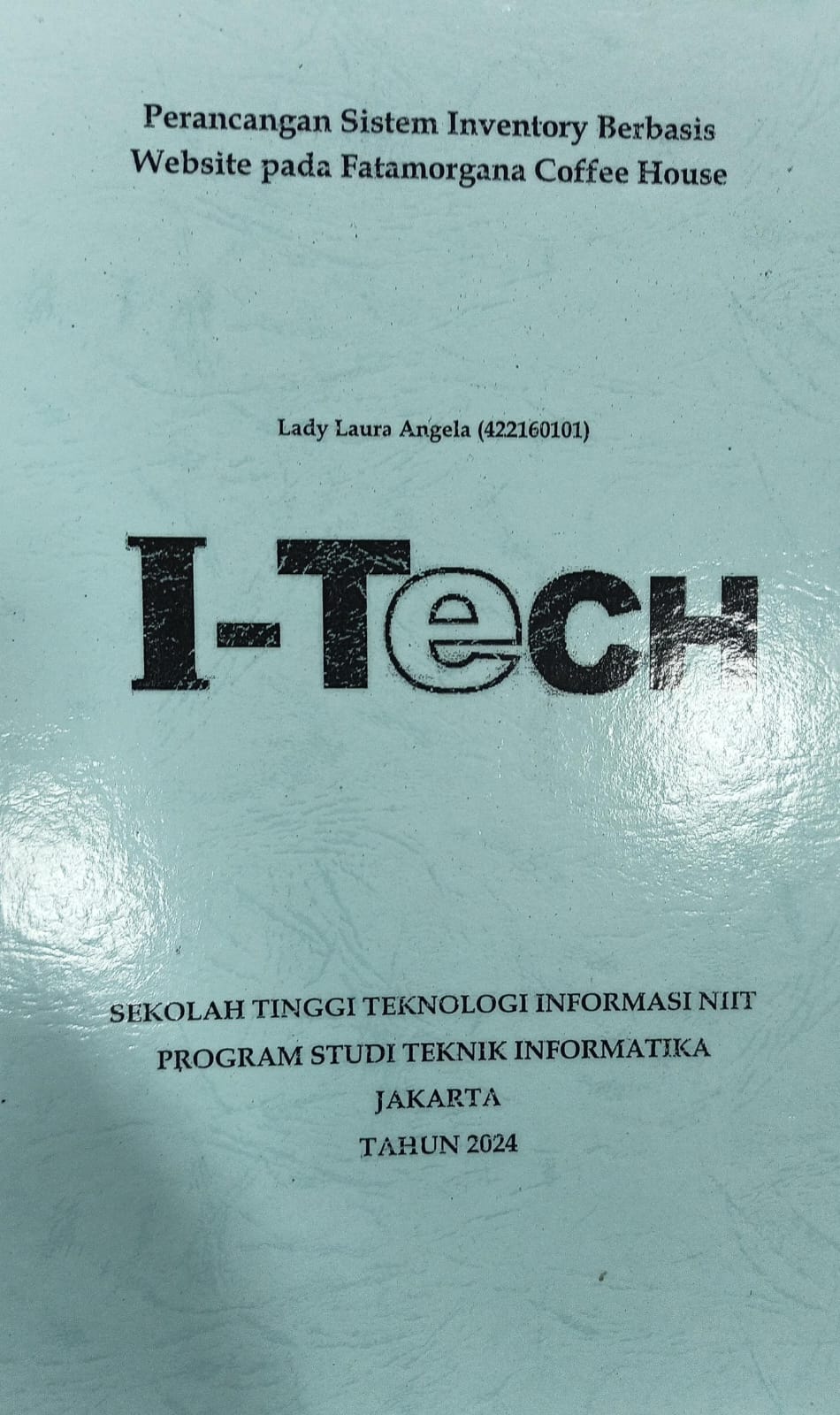 Cover PRAKTEK KERJA LAPANGAN | PERCANGAN SISTEM INVENTORY BERBASIS WEBSITE PADA FATAMORGANA COFFE HOUSE