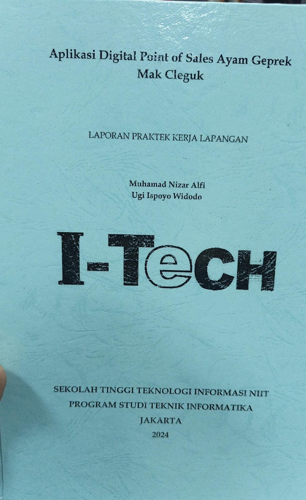 Cover PRAKTEK KERJA LAPANGAN | APLIKASI DIGITAL POINT OF SALES AYAM GEPREK MAK CLEGUK