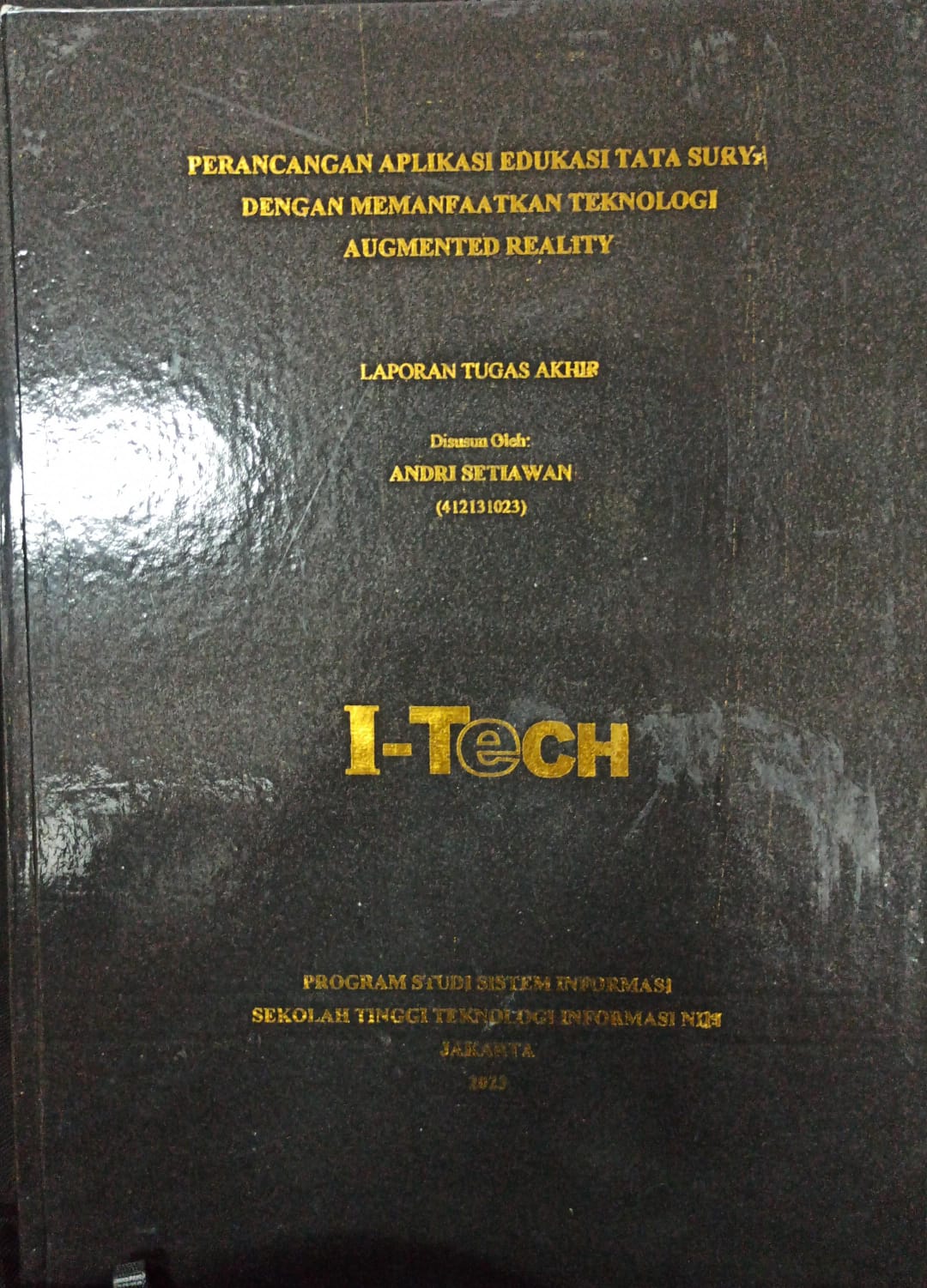 Cover TUGAS AKHIR | PERANCANGAN APLIKASI EDUKASI TATA SURYA DENGAN MEMANFAATKAN TEKNOLOGI AUGMENTED REALITY