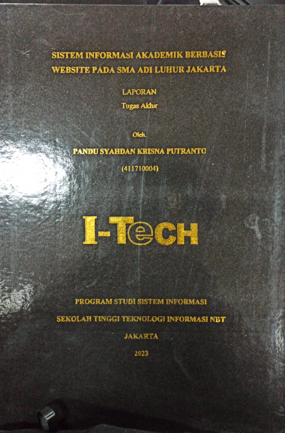 Cover TUGAS AKHIR | SISTEM INFORMASI AKADEMIK BERBASIS WEBSITE PADA SMA ADI LUHUR JAKARTA