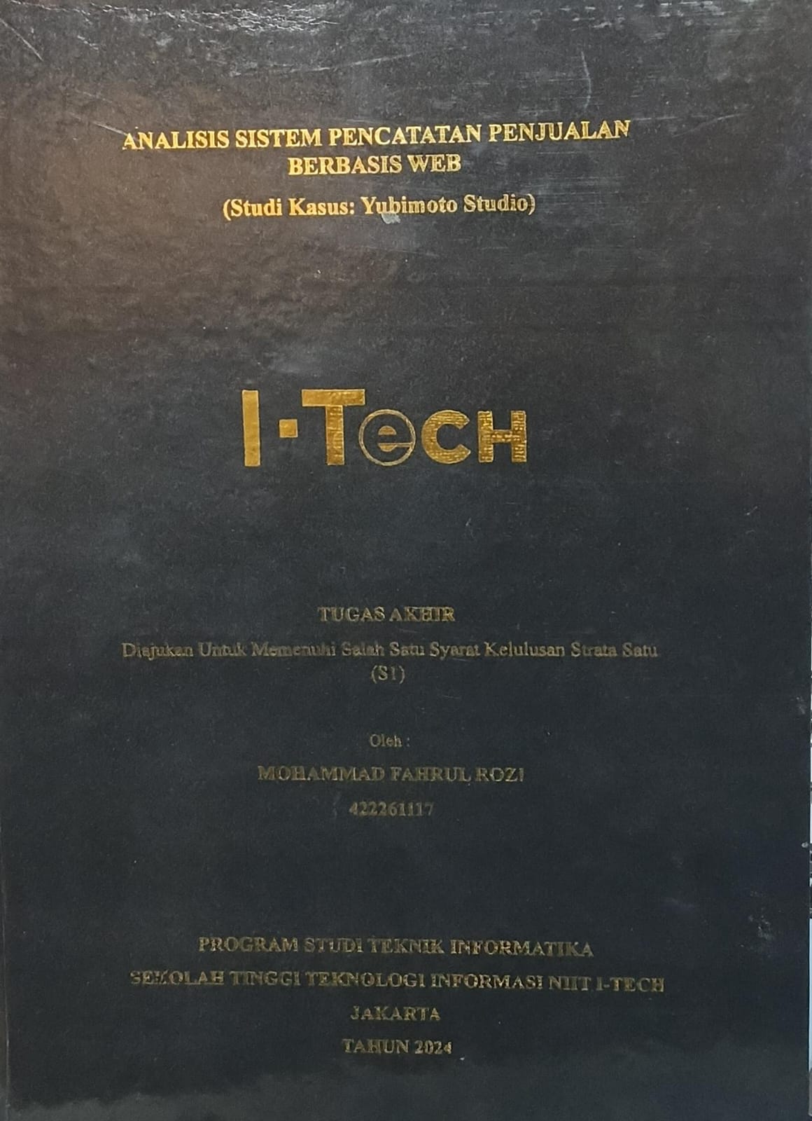 Cover PERANCANGAN APLIKASI PENGELOLAAN SIDANG PRAKTEK KERJA LAPANGAN STTI NIIT JAKARTA BERBASIS ANDROID