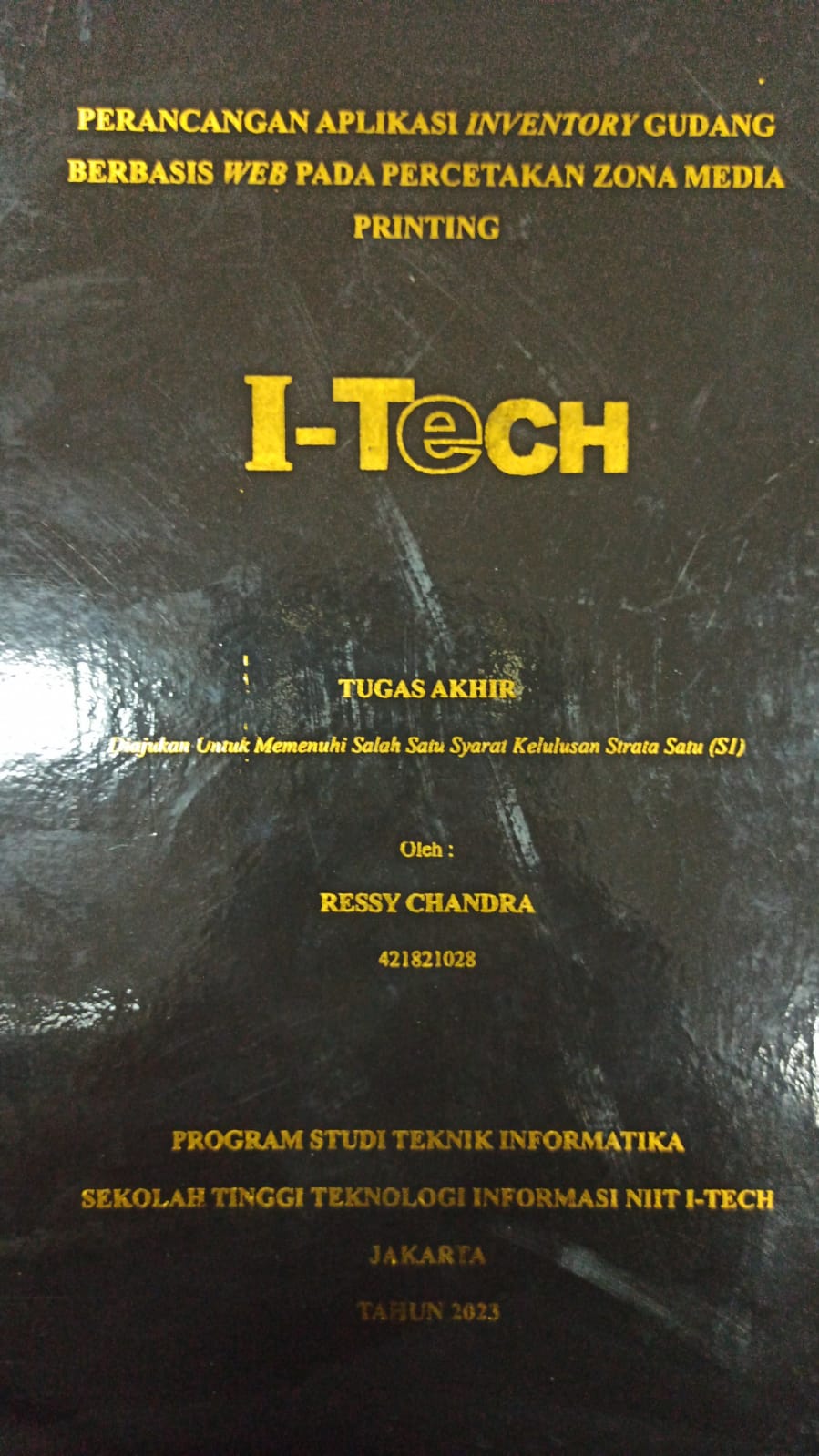 Cover TUGAS AKHIR | PERANCANGAN APLIKASI INVENTORY GUDANG BERBASIS WEB PADA PERCETAKAN ZONA MEDIA PRINTING