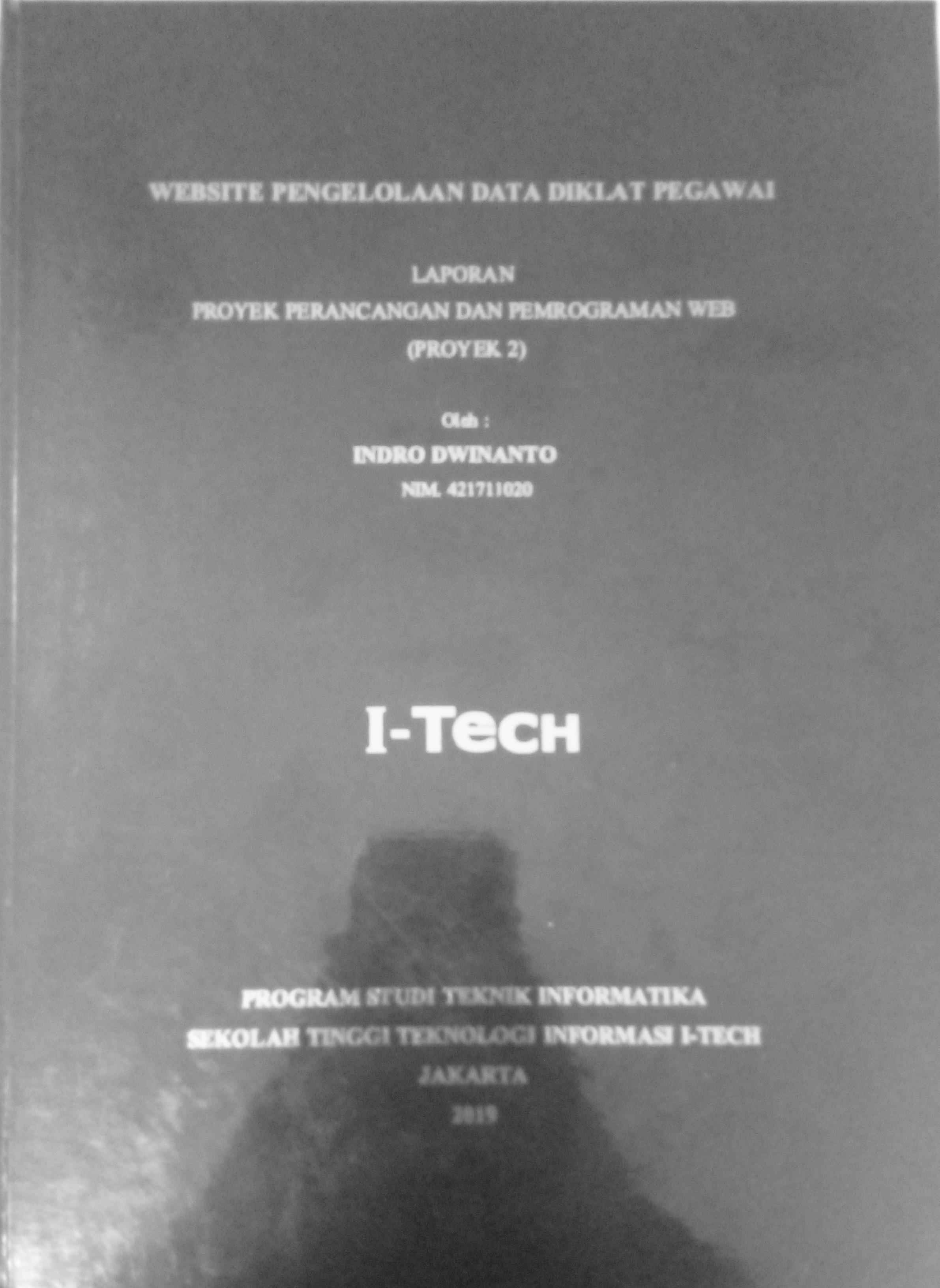 Cover WEBSITE PENGELOLAAN  DATA DIKLAT PEGAWAI