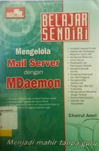 Cover Belajar Sendiri Mengelola Mail Server dengan MDaemon