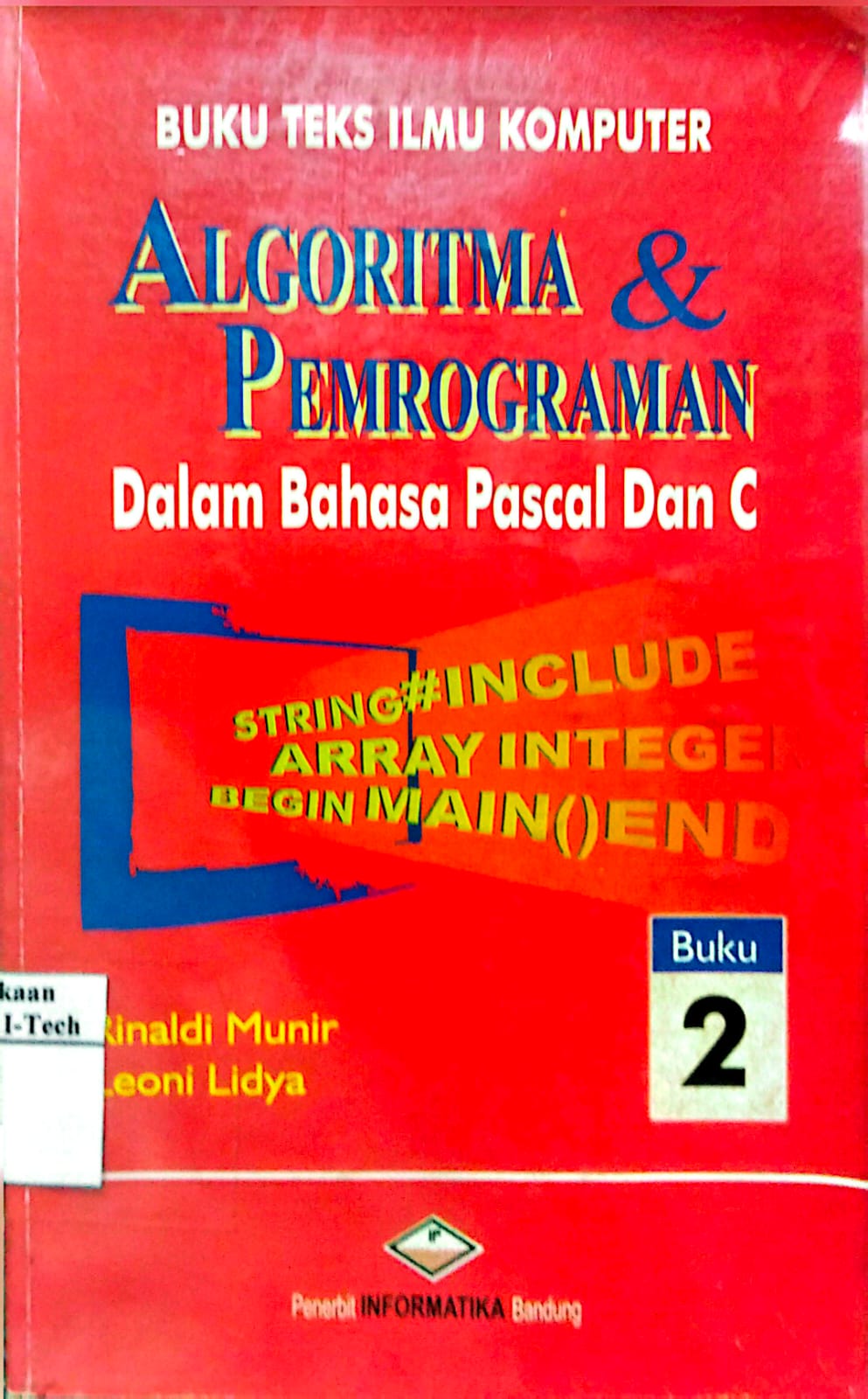 Cover Algoritma & Pemograman Dalam Bahasa Pascal Dan C