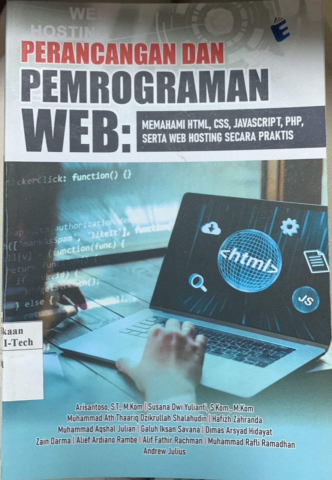 Cover PERANCANGAN DAN PEMROGRAMAN WEB